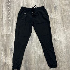 Fate black cotton/tencel joggers